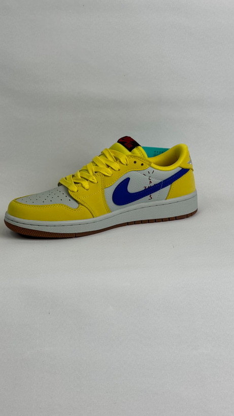 کتونی نایک:مدل تراویس کناری Nike Air Jordan 1 Low OG SP Travis Scott Canary محصول:ویتنام
