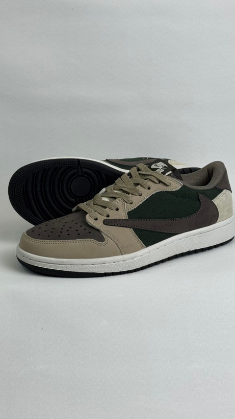 کتونی نایک:مدل تراویس جنگلی Nike SB Dunk Low Travis Scott (Olive/Green محصول ویتنام
