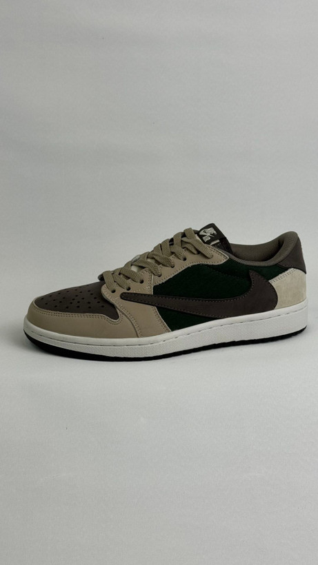 کتونی نایک:مدل تراویس جنگلی Nike SB Dunk Low Travis Scott (Olive/Green محصول ویتنام