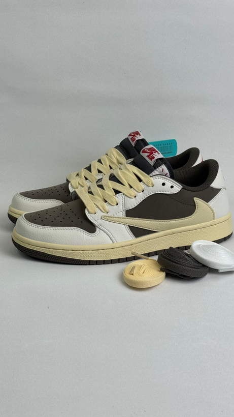 کتونی نایک:ترویس اسکات Nike Jordan 1 Low Travis Scott محصول ویتنام