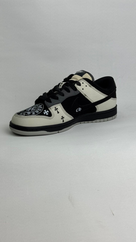 کتونی نایک: مدل نایکی دانک کروم هارتس "Nike Dunk Chrome Hearts