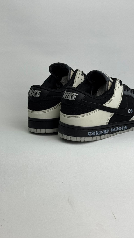 کتونی نایک: مدل نایکی دانک کروم هارتس "Nike Dunk Chrome Hearts