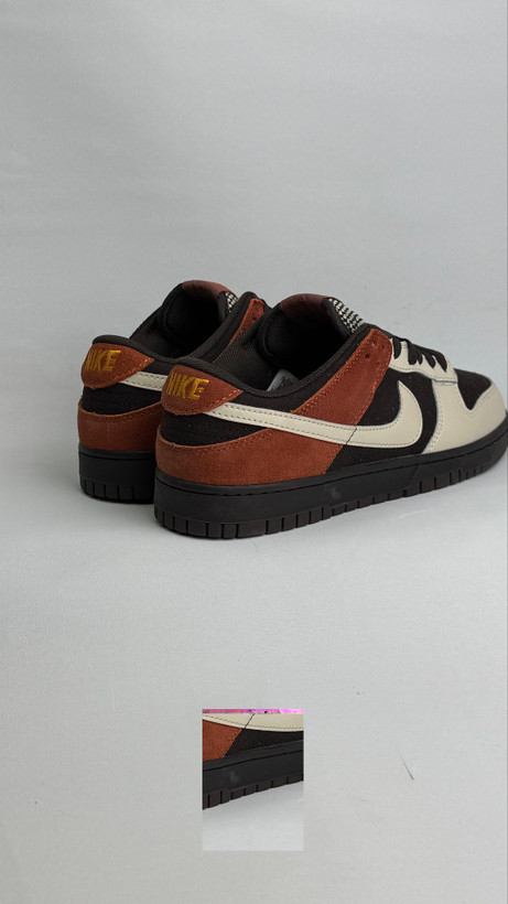 کتونی نایک: نایک دانک لو "پاندای قرمز" -- Nike Dunk Low "Velvet Brown Black" or Nike Dunk Low "Red Panda" محصول :ویتنام