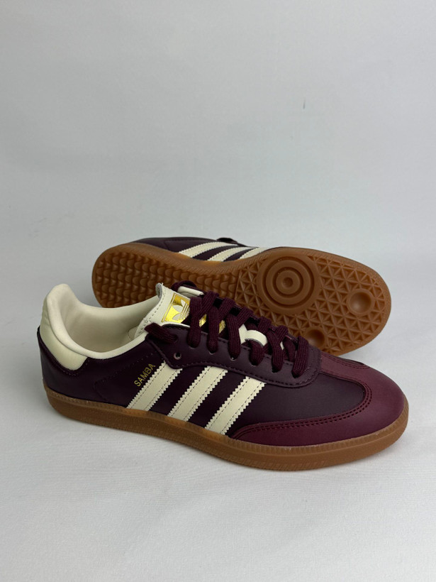 کتونی آدیداس: مدل آدیداس سامبا OG زرشکی (یا مارون) Adidas Samba OG Maroon محصول :ویتنام