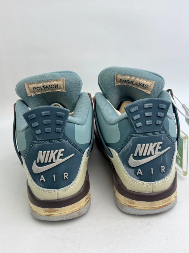 کتونی : جردن فور رترو اسنورلکس کاستوم Nike Air Jordan 4 Retro Snorlax محصول : ویتنام
